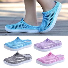 Outdoor Damen Gartenclog Hausschuhe Durchbrochen Sandalen Pantoletten Gr.36-41