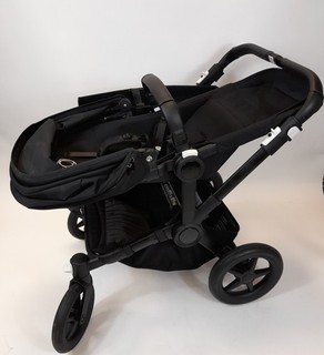 Bugaboo Donkey 5 Duo Twin Pram Midnight Black One Seat & Basket (#H1)