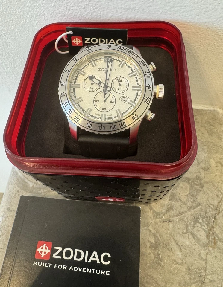 zodiac speed wheel ZO4602 watch Swiss Made Chronograph Quartz - Image 2 of 4