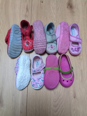 Mädchen Hausschuhe Fischer, Superfit,Beckkids, Crocs Größe 24-25, Rosa,Rot,Grün