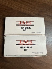 Vintage 3/8" 18 Gauge Straight Nails 18 ga (5,000 ct)