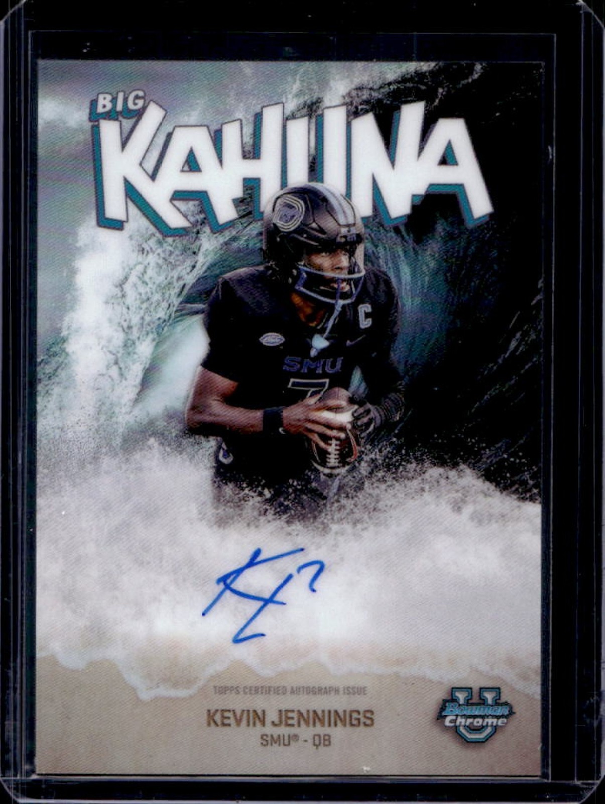 2025 Bowman Chrome U Kevin Jennings The Big Kahuna Auto #BK-KJ Mustangs