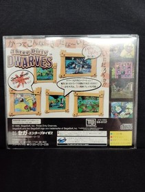 Three Dirty Dwarves Sega Saturn NTSC-J Retro Rare Classic Japan Import