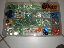 Vintage Marbles Mixed 5lb. Lot Glass Collectibles Estate Find  Ladies Collection