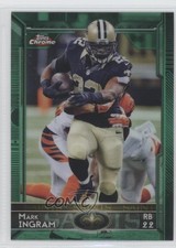 2015 Topps Chrome Green Refractor Mark Ingram #62 2l8