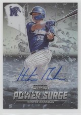 2021 Panini Prizm Draft Picks Power Surge Silver Hunter Goodman #PS-HG Auto 0xi8