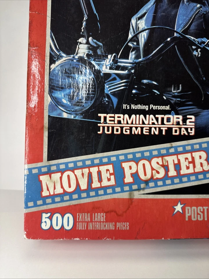 Terminator 2 Judgment Day Movie Poster 500 Piece Puzzle 1991 Factory Sealed! - Image 3 of 4