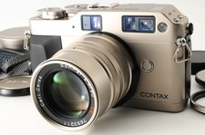 Near MINT  Contax G1 Green Label 35mm AF Camera 90mm f/2.8 Hood GG-3 CAP JAPAN