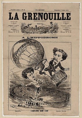 Photo:A l'hippodrome - l'equilibre dans l'air