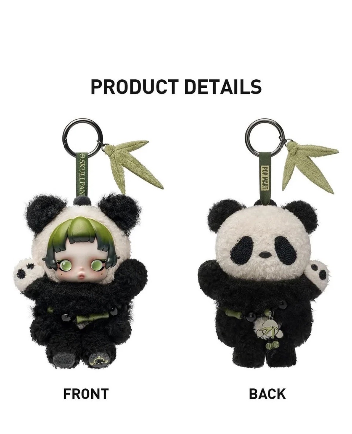 AUTHENTIC NIB Pop Mart SKULLPANDA Lazy Panda Plush Doll /Pendant ?—day Sale ‼️
