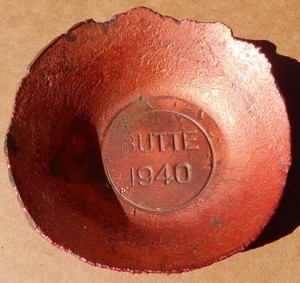 COPPER BOWL Mining Souvenir ⚒️ Butte, Montana 1940