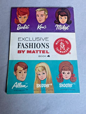 Vintage 1964 Barbie Catalog Booklet Book 4 - Exclusive Fashions by Mattel, L2