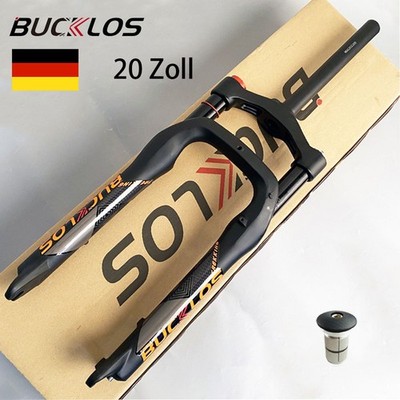 BUCKLOS 20*4.0'' MTB Luftfederung Fat Fork 140mm Federweg Beach Snow Bike Gabeln