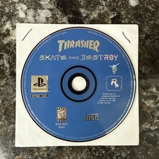 Thrasher Skate and Destroy (Sony Playstation 1, 1999) PS1 DISC ONLY NICE!!