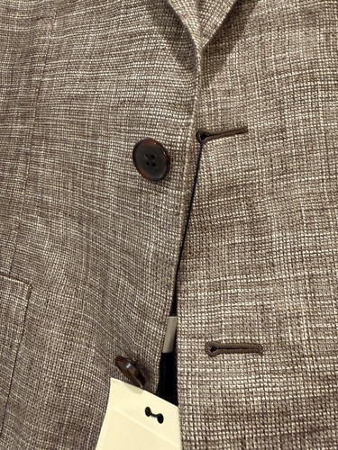 SuitSupply Havana Sportcoat - 100% Linen 40S 40 Short Blazer Suit Jacket 25 50 S - Picture 6 of 7