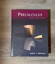 Precalculus 5th Edition Larson and Hostetler Houghton Mifflin