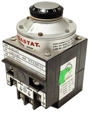 Agastat 2422AG 120 V AC 1-20 min Off-Delay Timing Relay