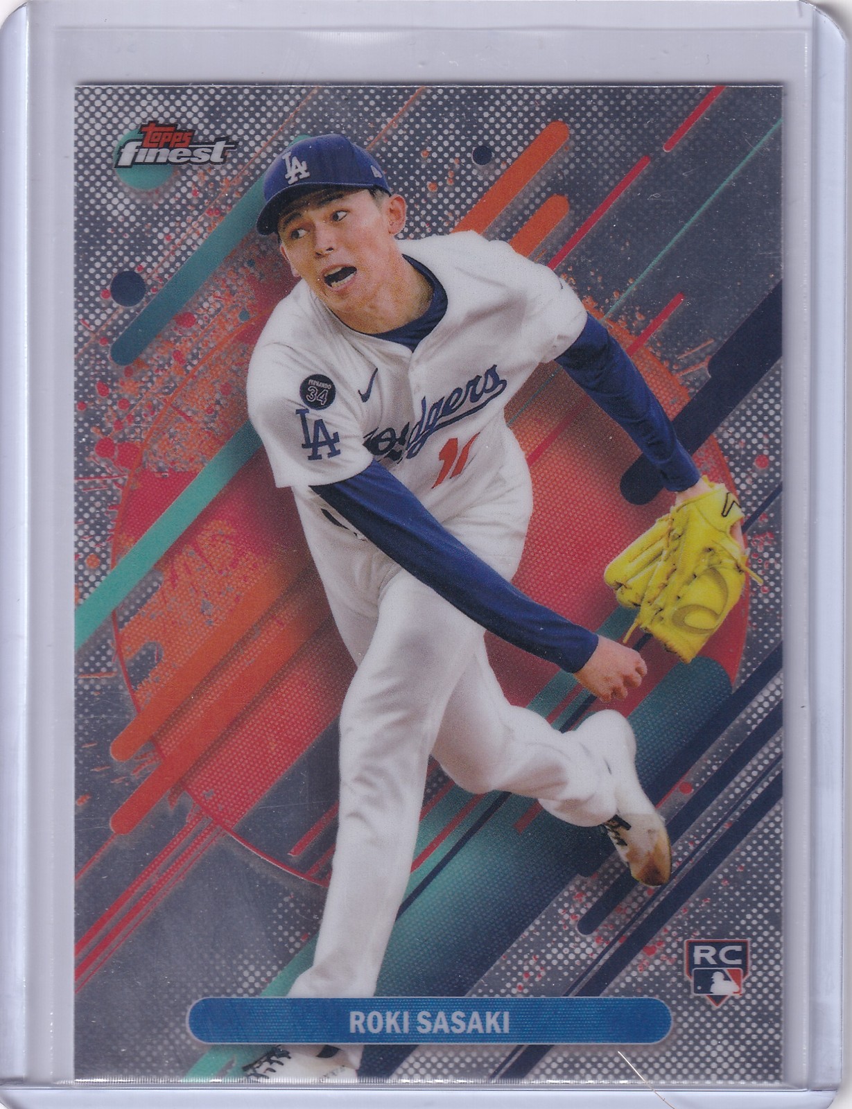 Roki Sasaki - 2025 Finest - Rare - #288 - Dodgers (RC)