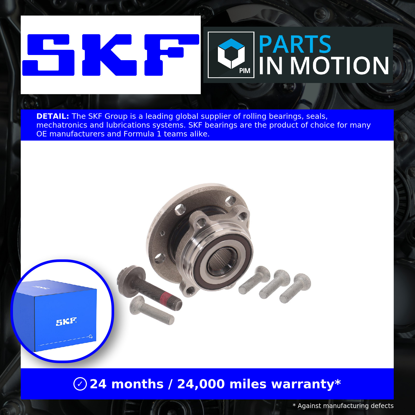 Wheel Bearing Kit VKBA3643 SKF 1K0407621F 1T0498621 3C0498621 5K0498621 Quality - Image 15