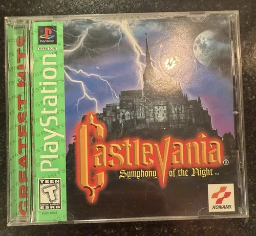 Castlevania Symphony of the Night - Greatest Hits - Konami - PS1 - CIB - TESTED