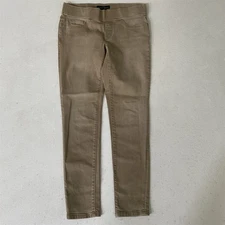 Lauren Ralph Lauren 6 Pull On Skinny Jegging Khaki Stretch Denim Womens Jeans
