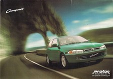 Proton Compact 1996-97 UK Market Foldout Sales Brochure 1.3 LSi 1.5 GLSi 1.6 SEi