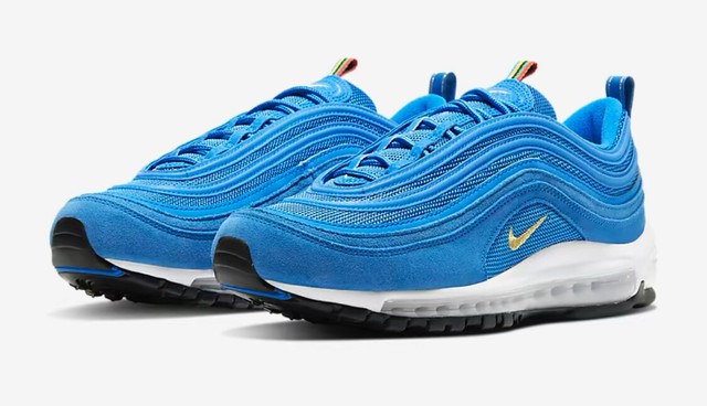 air max 97 blue and gold