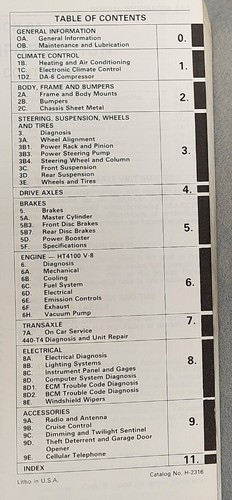 1986 Cadillac Eldorado Service Manual FINAL EDITION Shop Repair Seville OEM - Bild 10 von 24