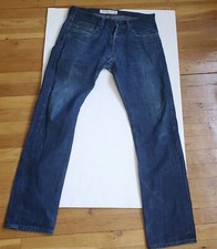 Brooklyn Denim Co Selvedge Blue Jeans 32x31 Light Weight Men's RAW