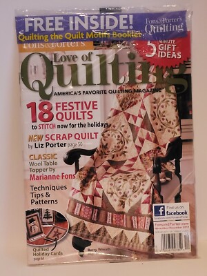 Fons Porters Love Of Quilting Vintage Magazine July/August 2011 -BRAND ...