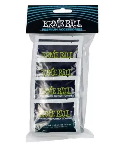 Ernie Ball Wonder Wipes Fretboard Conditioner, 20-pack (P04247)