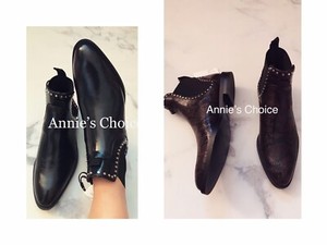 navy flat ankle boots