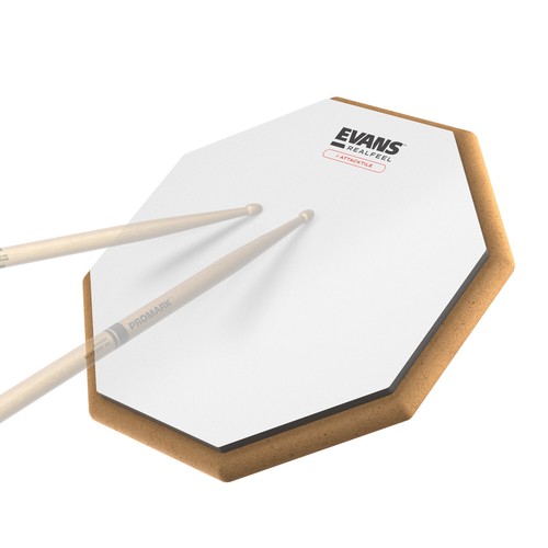Evans practice pad set RealFeel attack tile 10 inch incl tripod and sticks - Picture 7 of 8