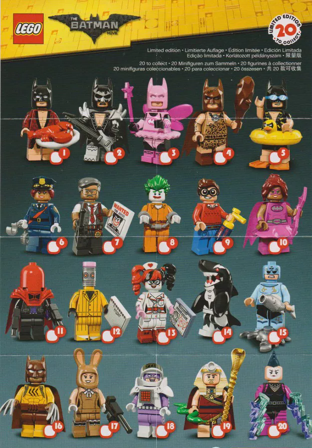 LEGO minifigures Batman