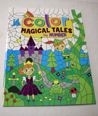 Color Magical Tales By Number By Vision St., Paperback (2019), Brand New