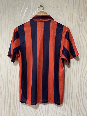 EVERTON 1993 1994 AWAY FOOTBALL SHIRT SOCCER JERSEY UMBRO sz S RED