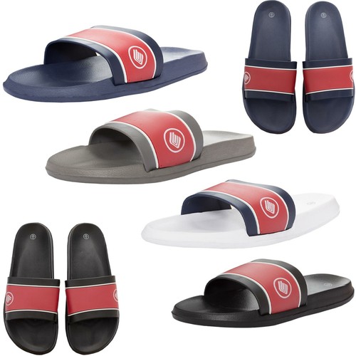 Enzo Mens Sliders Flip Flops Beach Slip On Slides Pool Slipper Shoes Size 7- 12 | eBay