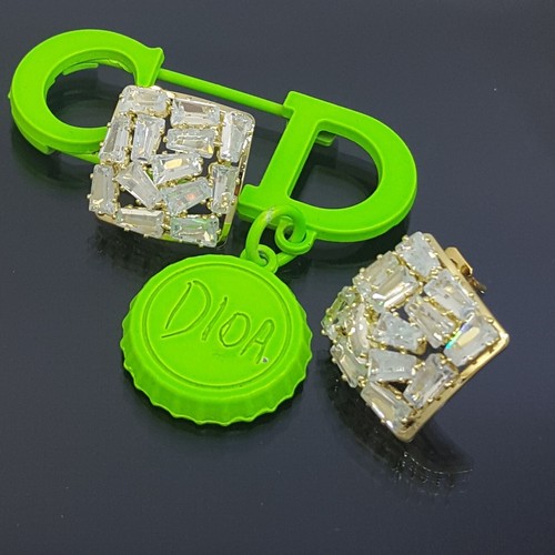 18K Gold Filled Stunning Italian Tapered Baguette Diamond 18ct GF Earrings 15mm - 第 6/11 張圖片