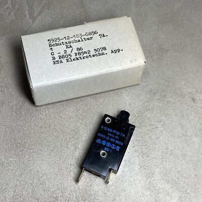 ETA Sicherungs-Automat, Leistungsschalter, 7A, 250 VAC bzw. 28 VDC, NOS