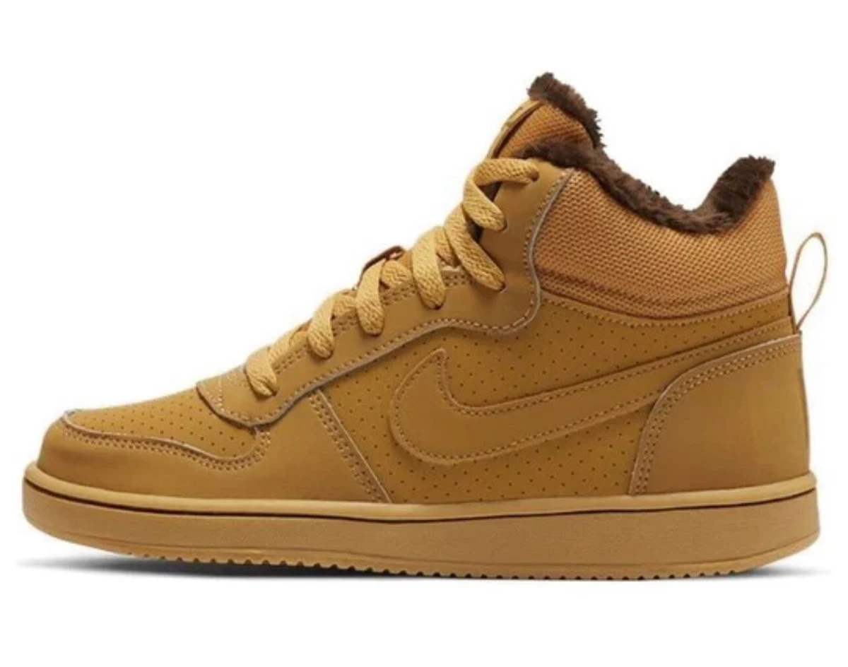 Nike Court Borough Mid winter GS Trainers UK 5.5 Basketball Boots