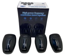 4 PK 2023 Upgraded Version Ultrasonic Pest Repeller Indoor Ultrasonic Repellent