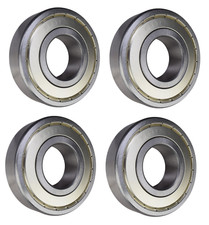  4 Pack 6307-ZZ, 6307-2Z, 307SS Shielded Radial Ball Bearing 35X80X21 SpinCo