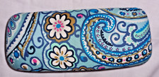 Vera Bradley Blue Multicolor Eyeglass Sunglass Case "Daisy Dot" Pattern