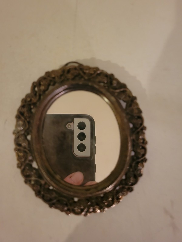 Allens antique ornate wall mirror Beautiful Detail 