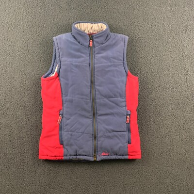 MUSTO Jacket Womens UK 12 Purple Gilet Puffer Insulated