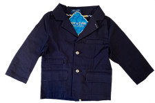 Andy  Evan Little Boys' Twill Blazer Navy