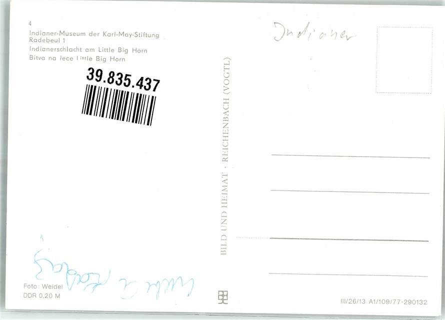 39835437 8122 Radebeul Schlacht am Little Big Horn Museum Karl May