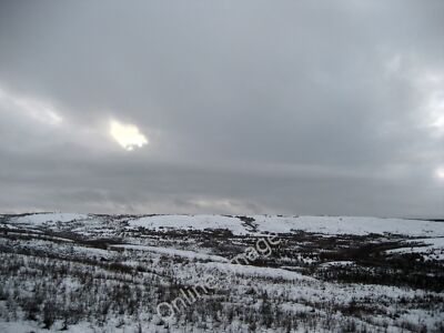 Foto 12x8 Moorland südlich der windigen Hechtgasse Hanlith Ein Wintermantel bedeckt c2011