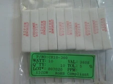 10 watt Cement resistor 360 ohm 5% tolerance