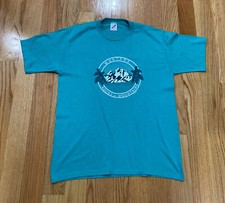 Vintage 80s Rocky Mountain Montana Single Stitch T-Shirt Jerzees USA Made Large